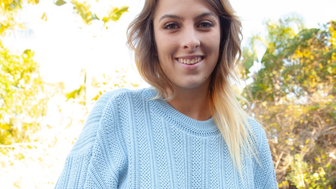 Cosmid-Britta-Britta Plays On The Trampoline