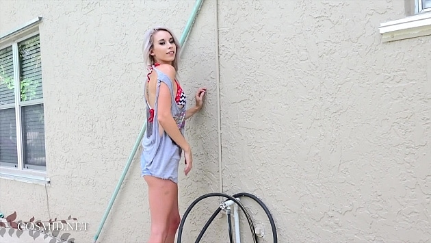 Elizabeth in the Shower