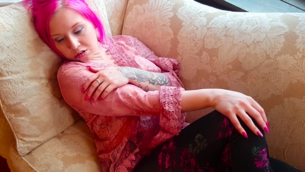 Xander Moon Strips Off Her Tight Pants